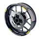 For Kawasaki Ninja 650R 06-24 23 22 Wheel Edge Rim Stickers 17 inch S05B Yellow