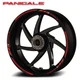 Wheel stripes for DUCATI PANIGALE 1299 V2 V4 stickers rim decals graphics red