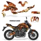Street Bike Graphic Decals Stickers For Yamaha MT-07 2021-2024 FERROUS OXIDE