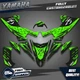 Yamaha YFZ 450R 450X Graphics kit 2014 2016 2018 to 2025 decals stickers ATV UTV