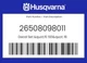 Husqvarna Genuine Decal Set &Quot;Fe 501&Quot; 18 - 26508098011