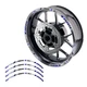 Retroreflective Rim Wheel Sticker SH16 For Ducati Hypermotard 1100 2007-2012