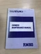 1989 Suzuki RM80K 89 RM 80 Owner&rsquo;s Maintenance Service Manual # 99011-02B23-03A