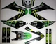 YAMAHA WR 125 X R 2009 2017 22B MONSTER GREEN FACTORY DECOR DECAL Sticker