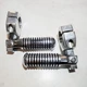 Drag Specialties For Harley O Ring Chrome Footpegs & 1.25" Mounts Set 