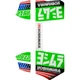 YOSHIMURA RS-12 OE BRANDED 4 PC DECAL KT GRN RS12-NB012