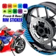 AA02 17 inch Wheel Rim Sticker Stripe For Honda CBF1000 06-10 06 07 08 09 10