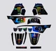 YAMAHA PW50 HOLOGRAPHIC TEAM GRAPHICS GLOSS DECALS 21MIL MX LAMINATION 1990-2024