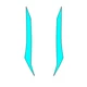 Front Mudguard Decals / Stickers for Yamaha MT10 - CYAN STORM