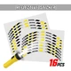 Red Pattern Reflective Decal Stickers SH13 For Triumph STREET TWIN 16-19 18 17