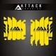 Attack Graphics Renegade Radiator Louver Decals Yellow