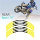 Stripe03 21" 18" Wheel Rim Sticker For Suzuki RMX 450Z DR 400Z DR 200S DR-Z 250