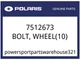 Polaris OEM Part 7512673 Screw
