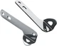 Kuryakyn 949 Chrome Custom Teardrop Tie-Down Brackets