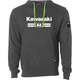 Factory Effex Kawasaki Sixty Two Pullover Hoodies Lg Heather Charcoal 27-88104