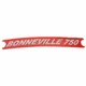 Triumph Vermilion Bonneville transfer 750 OEM: 60-4148 