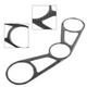 Handle Yoke Cover Perforated Black Sticker Protector for BMW  S1000RR 2009-2014