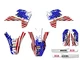 2016-2018 TC 65 MERICA Usa Senge Graphics Kit Compatible with Husqvarna