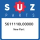 56111-10L00-000 Suzuki Handlebar,r 5611110L00000, New Genuine OEM Part