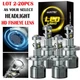 2-20X AUXITO H4 9003 HB2 Super White LED Headlight Bulbs High Low 30000LM Y19 ED