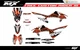 Fit KTM XCW XCFW EXC EXCF 2020 to 2023 & 2019 to 2022 SX SXF XC XCF graphic kit