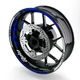Blue Glossy 17" Wheel Rim Stickers GP01 Pack For Suzuki SV 650X 19 20
