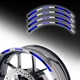SH05 Blue 17 INCH REFLECTIVE RIM STICKER For Yamaha MT10 18 19 20 21 22