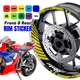 AA02 17 inch Wheel Rim Sticker Stripe For Honda CBR600 F F2 F3 F4 F4i 91-07