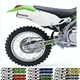 For KAWASAKI KLX650 KLX 650R Swingarm Stickers Air Box Tank Decals Reflection