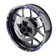 Blue 17" Rim Reflective Wheel Stickers SH30 For Yamaha MT03 18 19 20