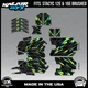Graphics Kit for STACYC 12 EDRIVE and 16 EDRIVE BRUSHED Twitch-lime