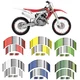 "21 "18 RIM WHEEL STRIPES STICKERS FOR Honda CRF 250RX/X/L/F 230L/F 450RX 450X/L