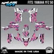 Graphics Kit for Yamaha YFZ 50 YFZ50 (All Years) Incision Series - Pink