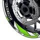 Motorcycle Stripes White Wheel Stickers For Honda CB650R 19 20