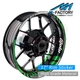Racing 17 Inch Wheel Green Rim Stickers AA02 For Kawasaki Z900RS 18-20 19 2020