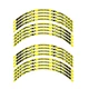 W01B For Kawasaki Ninja 400 EX400 18-21 Yellow Rim Sticker Decal 20
