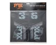 FOX Factory Racing Shox Fork And Shock Decal Kit - Storm Blue
