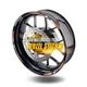 Orange 17 Inch Outer Rim Sticker Stripe Decal P05B For Suzuki SV1000 S