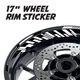 White 17 inch Wheel Sticker FC66 For Honda CBR1000RR-R Fireblade SP 20-21