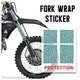 For Honda CRF450RL CRF300L RALLY CRF450L Fork Wrap Sticker TT020
