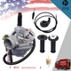 Carburetor & Throttle Cable & Handle Grip Bar For Honda CRF50F 2004-2009 (7/8")