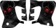 Yamaha YZ250 YZ125 Skull Shroud Graphics Kit  93-95  YZ 125 250 decals stickers