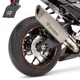 Orange S03B Morocycle Tape Wheel Sticker 17" For Honda CB650R 19-20