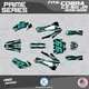 Graphics Kit for Cobra CX50 JR (2012-2015) Prime Series - Teal