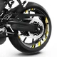 S14W Inner Wheel Rim Sticker Decals 17 Inch For Honda CBR050F 10 15 10 17 18
