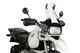 PUIG Multi-adjustable air deflector visor for windscreens with clamp 315X100MM