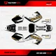 Black & Gold Shift Racing Graphics Kit fits Honda Cr125 Cr250 00-01 CR 125 250