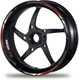 Ducati Panigale Motorcycle Wheel Decals Rim Stickers 899 959 1199 1299 Red