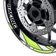 For Yamaha MT07 18-24 23 22 21 20 19 GP06 Racing Inner Stripe Wheel Stickers