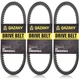 QAZAKY 3pc Drive Belt 30 Series Compatible with Manco 5959 Comet 203589... 